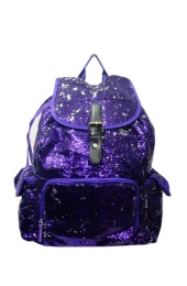 Sequin Backpack-SQB2929L/PURPLE